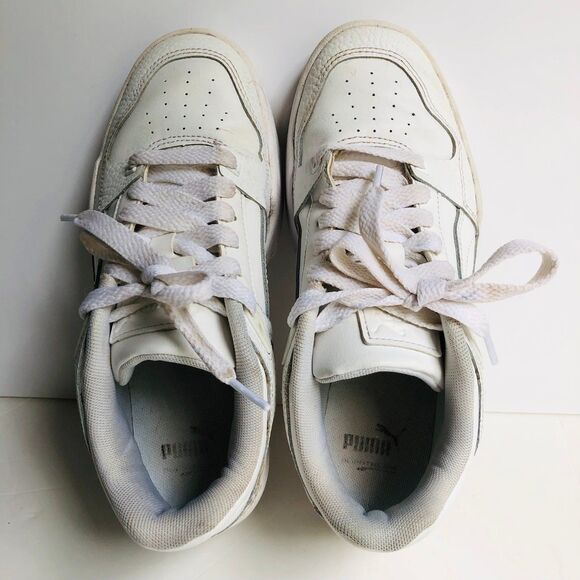 PUMA SLIPSTREAM SNEAKER WOMEN'S WHITE SIZE 5.5 LACE UP - Picture 5 of 8